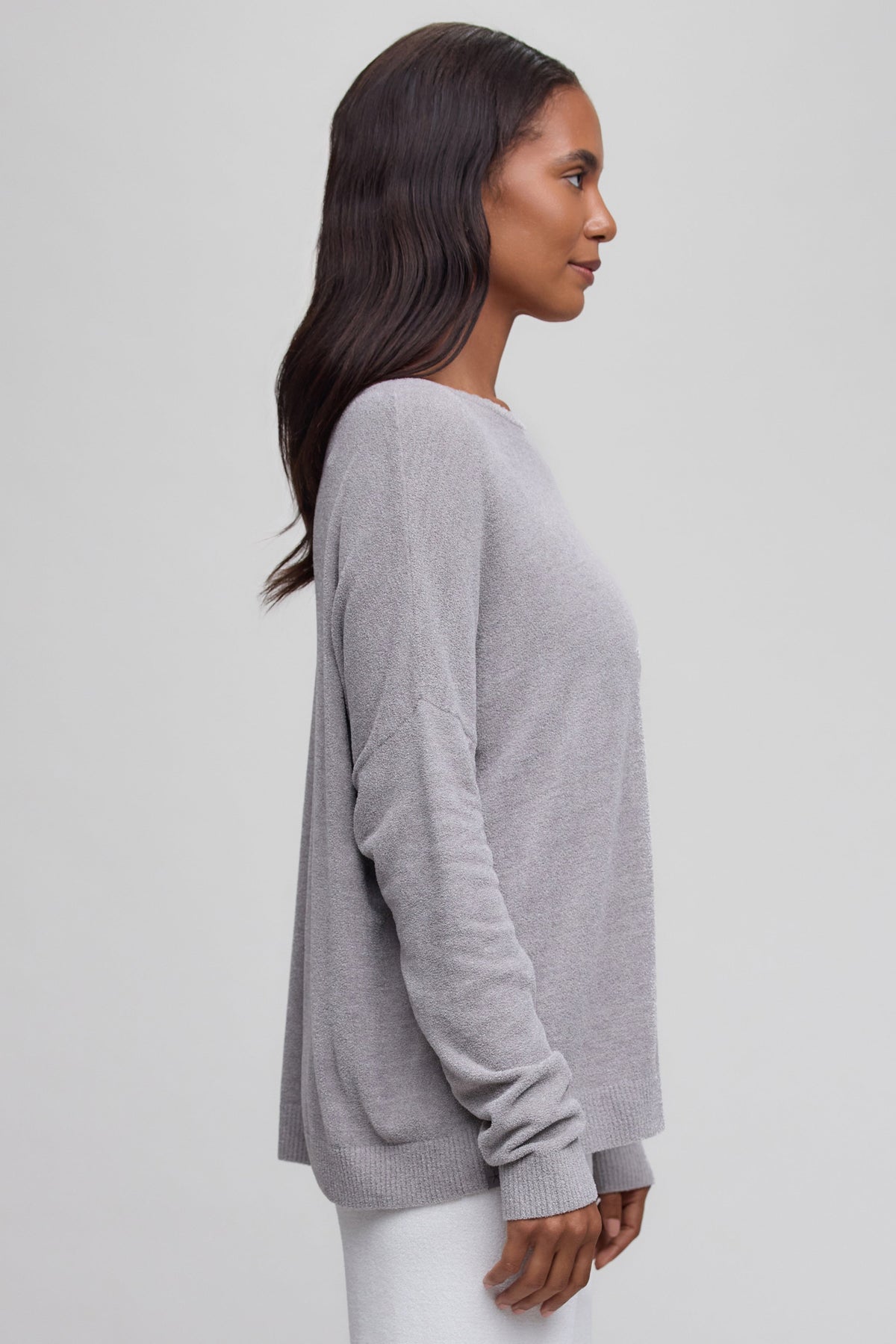 CozyChic Ultra Lite® Scallop Neck Slouchy Pullover