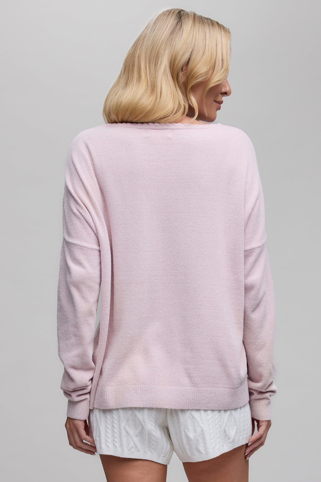 CozyChic Ultra Lite® Scallop Neck Slouchy Pullover