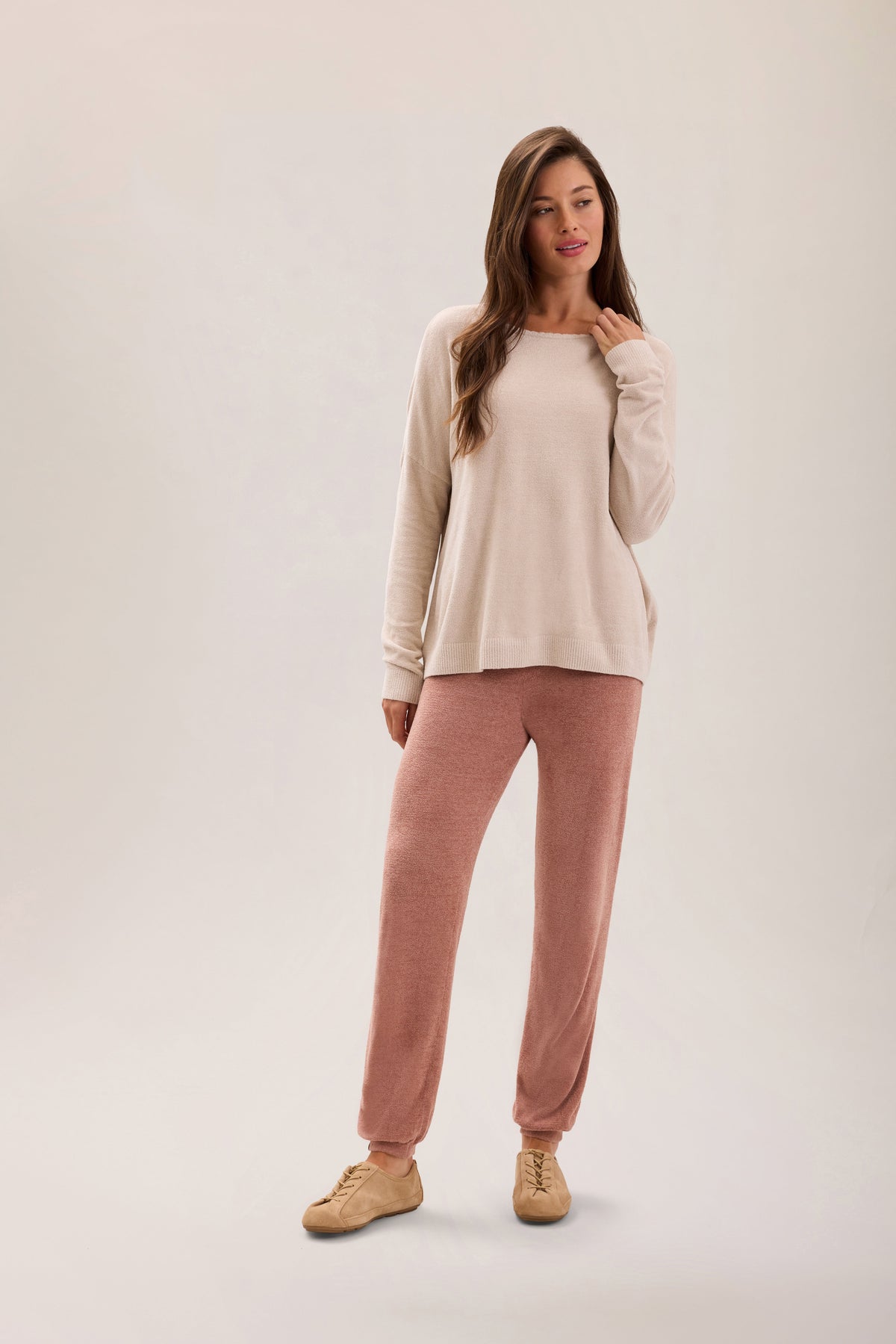 CozyChic Ultra Lite® Scallop Neck Slouchy Pullover
