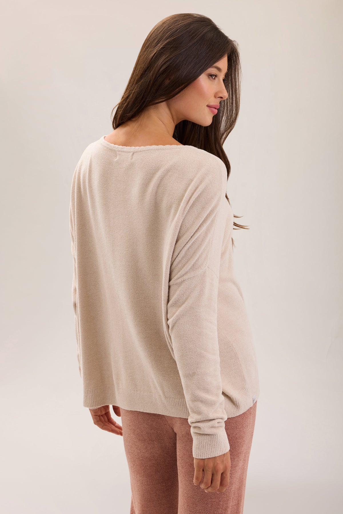 CozyChic Ultra Lite® Scallop Neck Slouchy Pullover