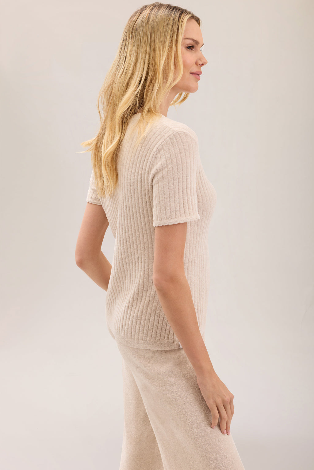 CozyChic Ultra Lite® Scallop Rib Short Sleeve