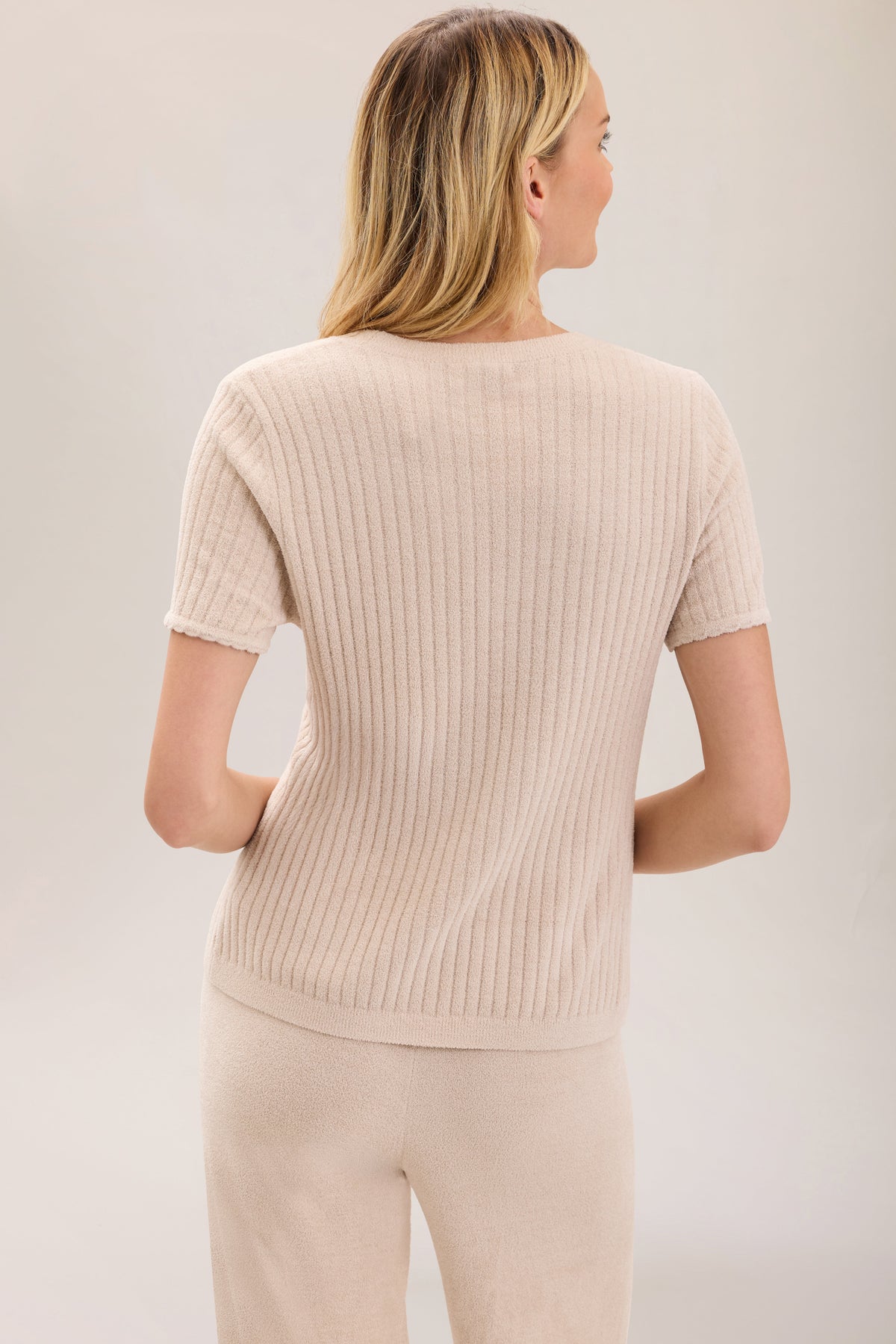CozyChic Ultra Lite® Scallop Rib Short Sleeve