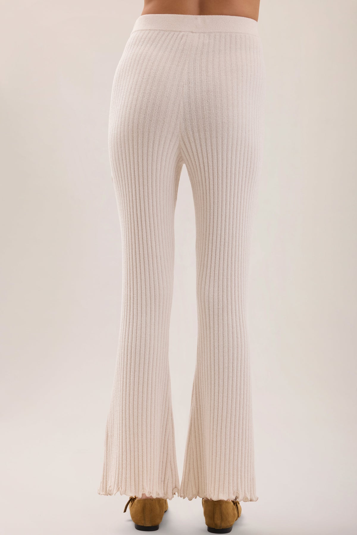 CozyChic Ultra Lite® Petal Edge Rib Kick Flare Ankle Pant