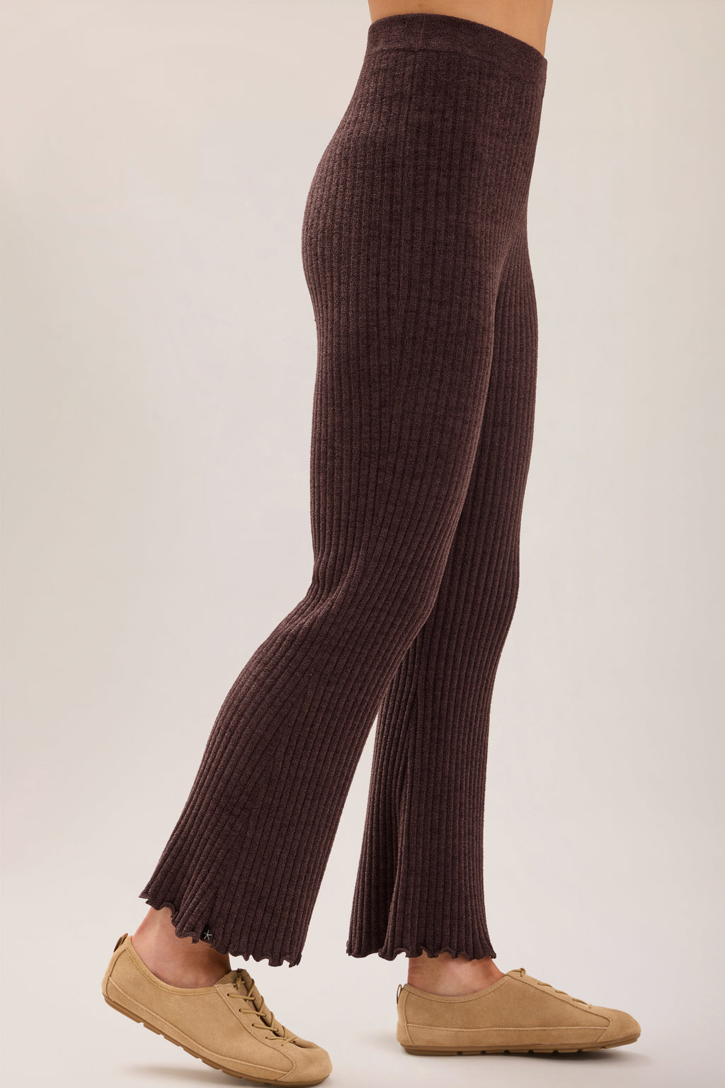 CozyChic Ultra Lite® Petal Edge Rib Kick Flare Ankle Pant