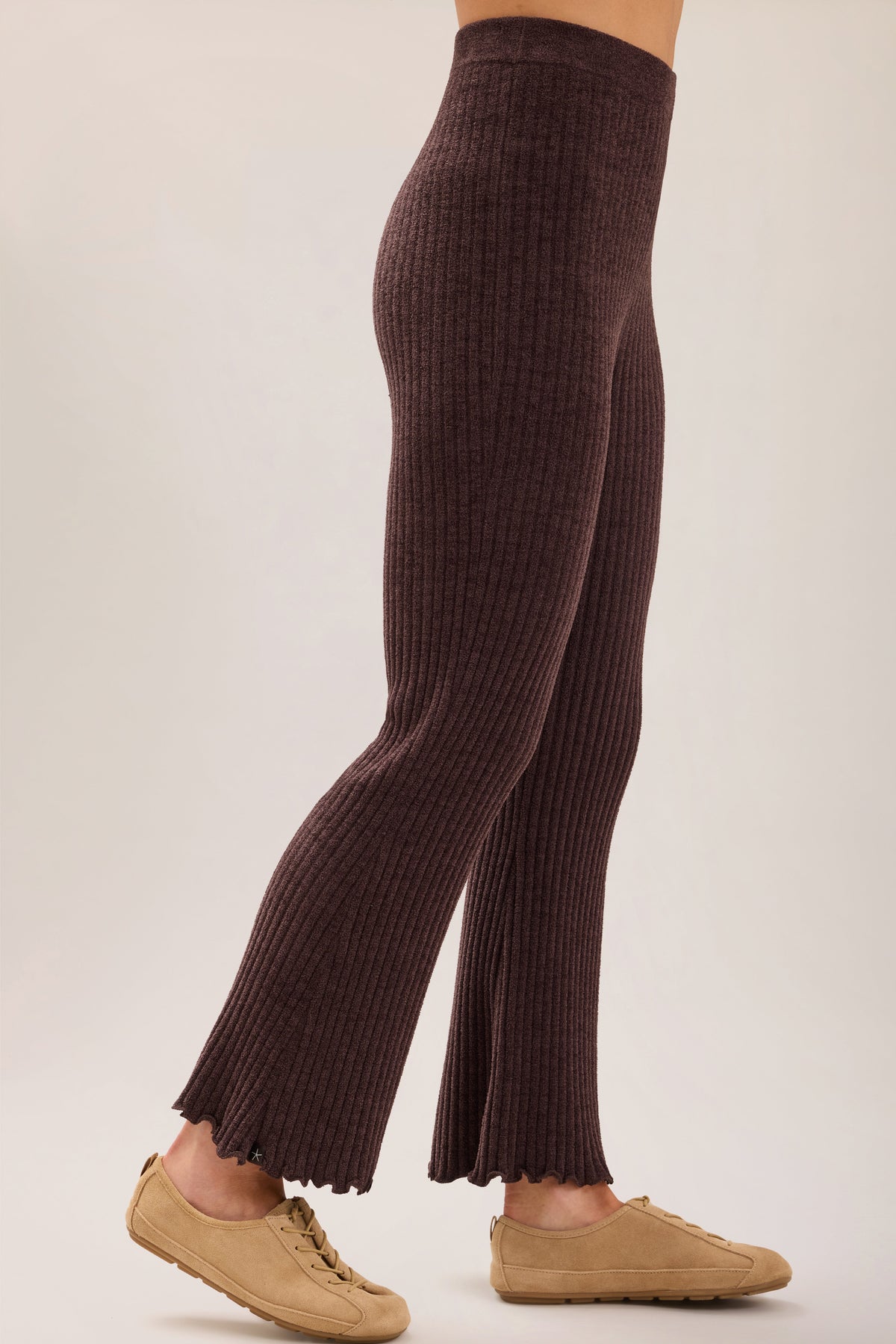 CozyChic Ultra Lite® Petal Edge Rib Kick Flare Ankle Pant
