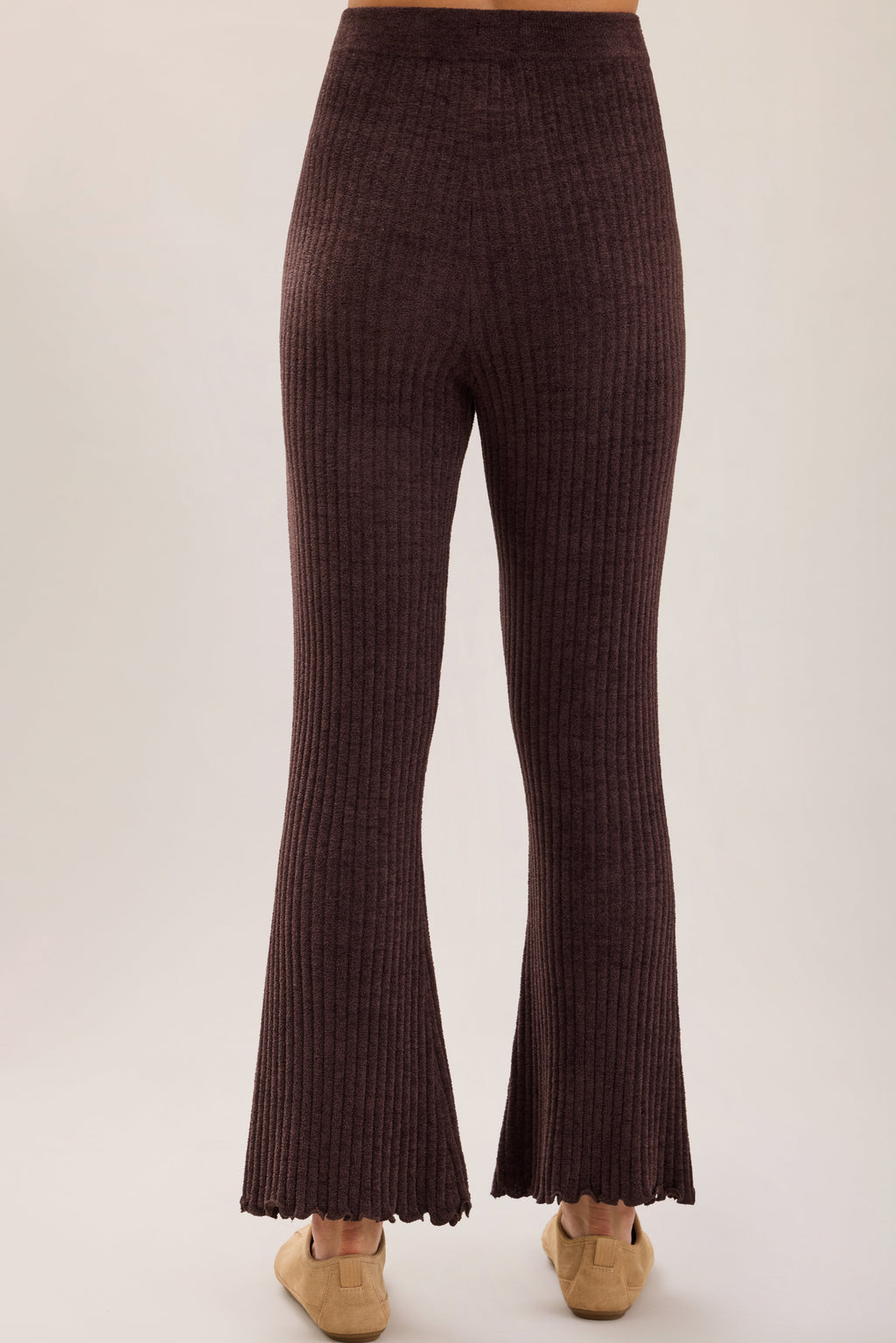 CozyChic Ultra Lite® Petal Edge Rib Kick Flare Ankle Pant