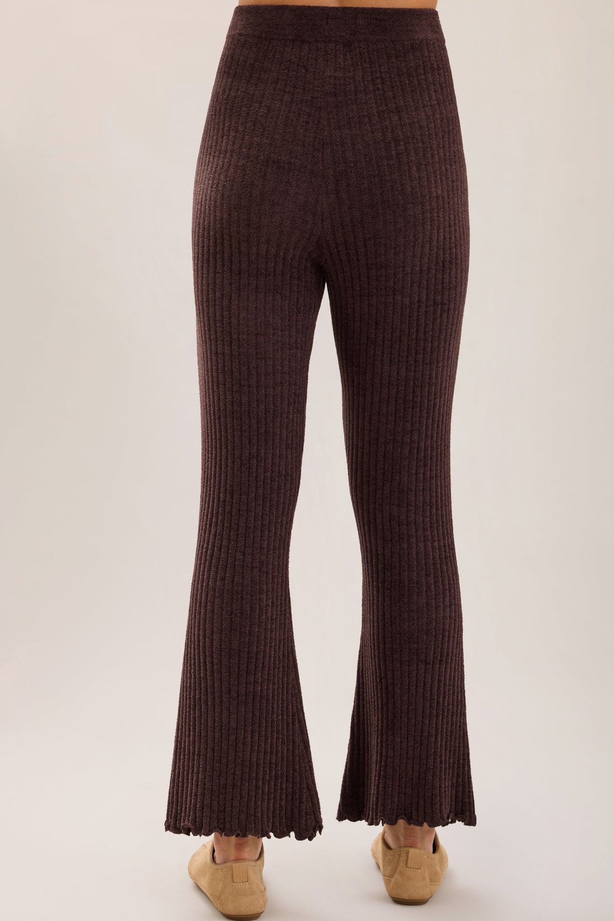 CozyChic Ultra Lite® Petal Edge Rib Kick Flare Ankle Pant