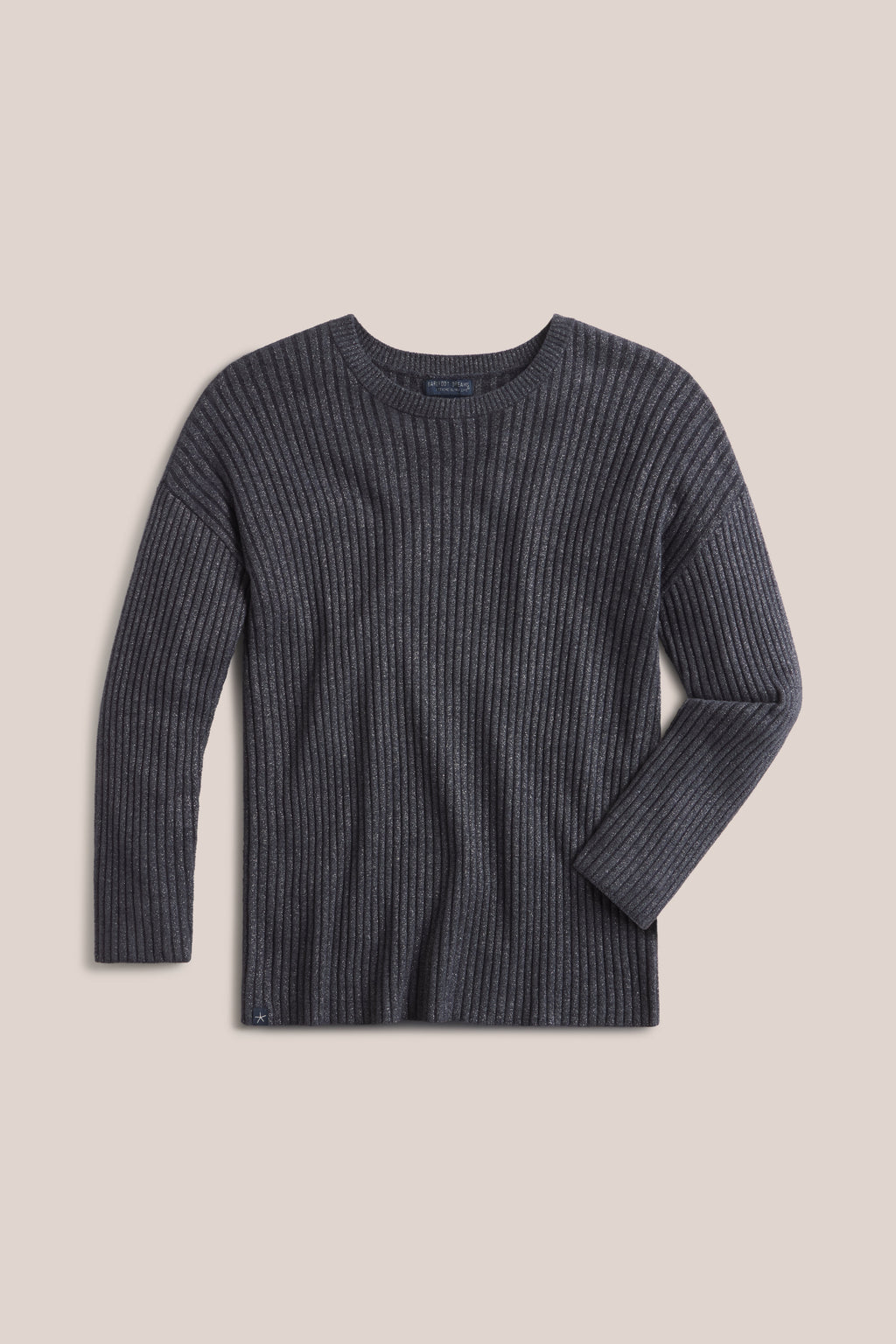 CozyChic Ultra Lite® Lurex Rib Crew Neck Tunic