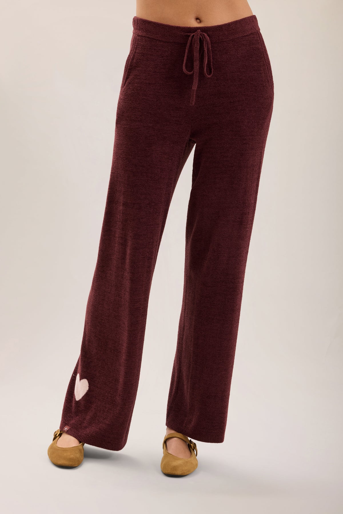 CozyChic Ultra Lite® Contrast Heart Pant