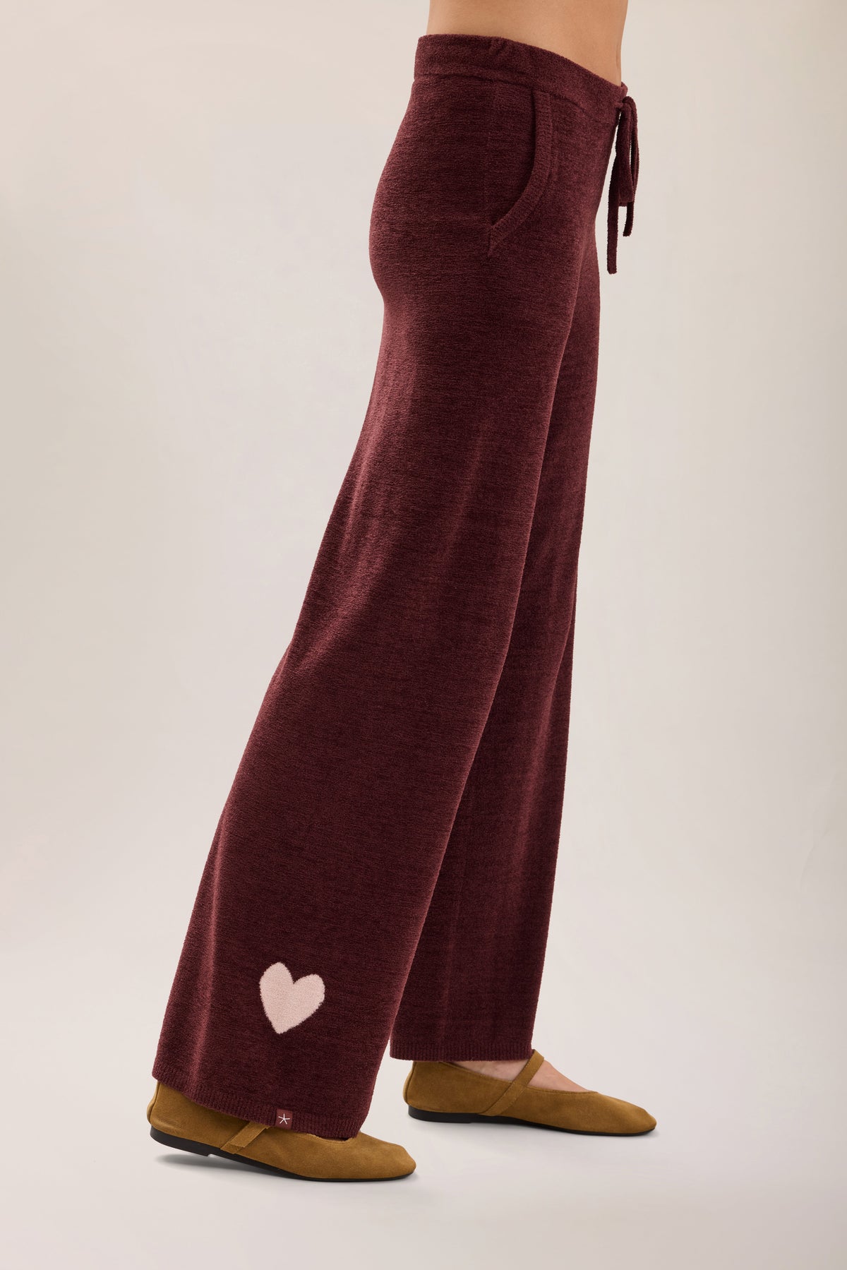 CozyChic Ultra Lite® Contrast Heart Pant