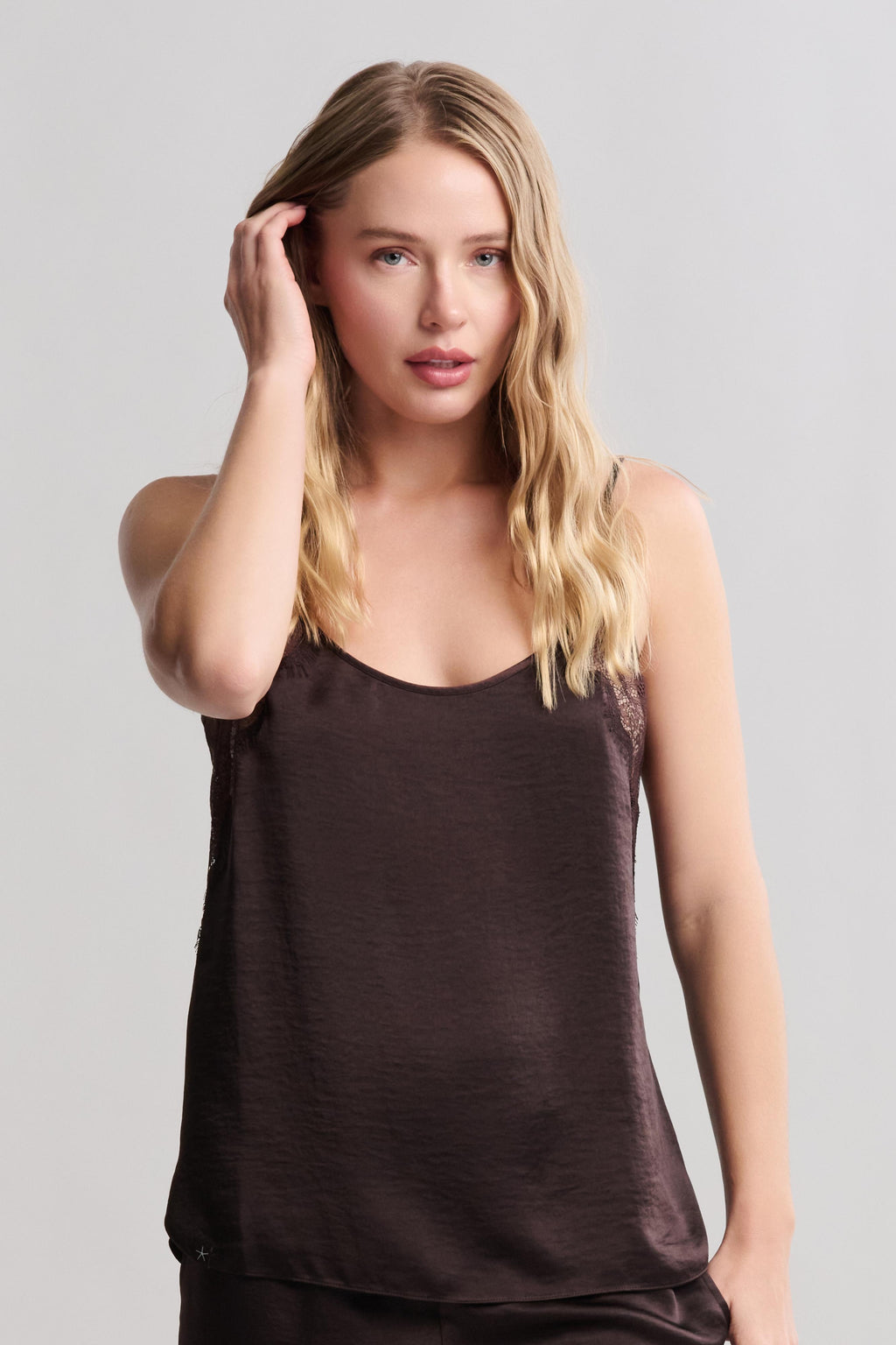 Liquid Satin Lace Camisole