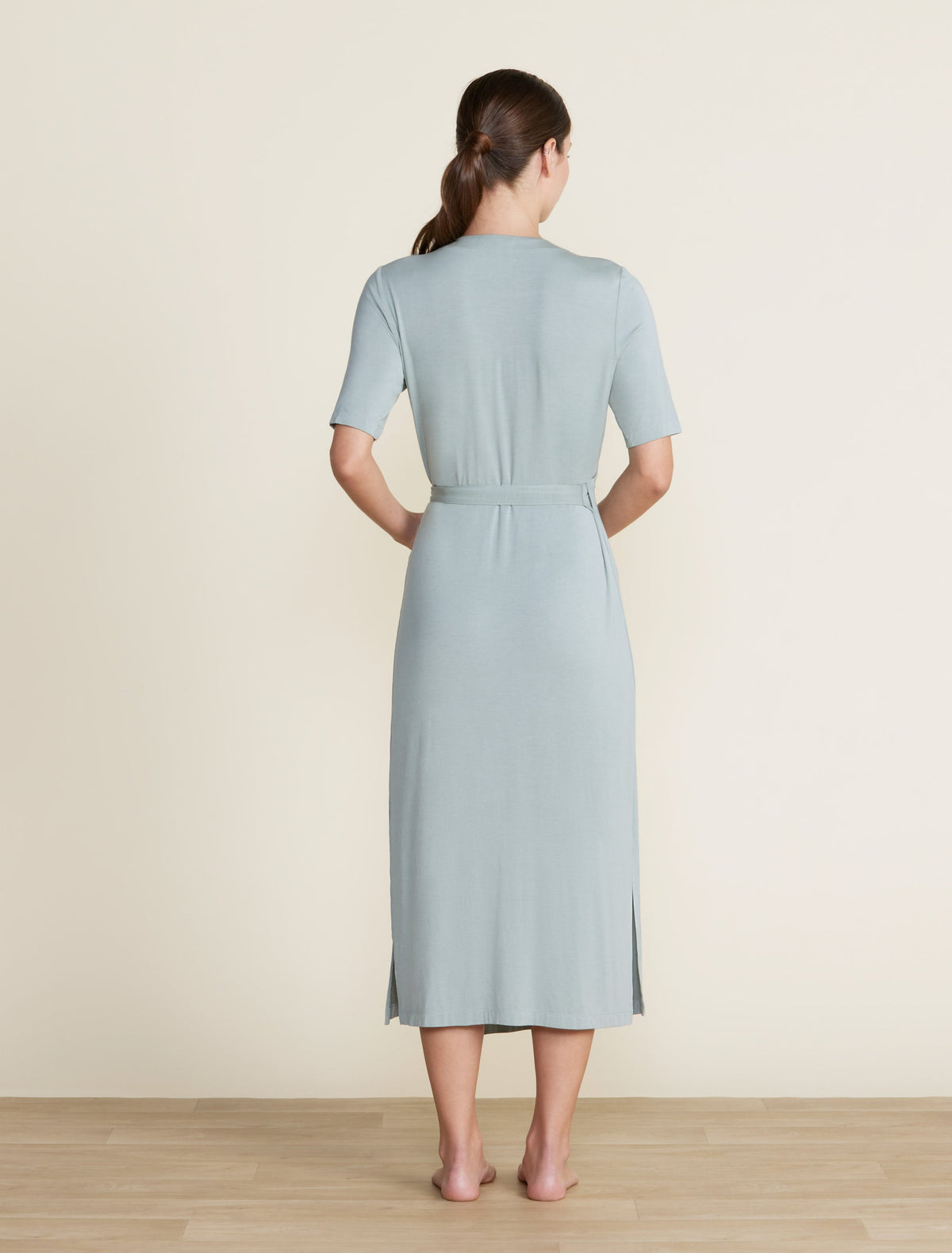 Luxe Milk Jersey® 3/4 Sleeve Wrap Dress