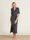 Luxe Milk Jersey® 3/4 Sleeve Wrap Dress