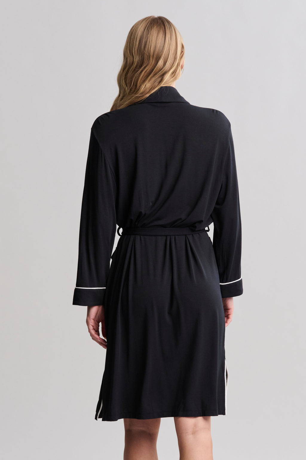 Luxe Milk Jersey® Robe with Piping