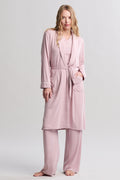 Luxe Milk Jersey® Robe with Piping