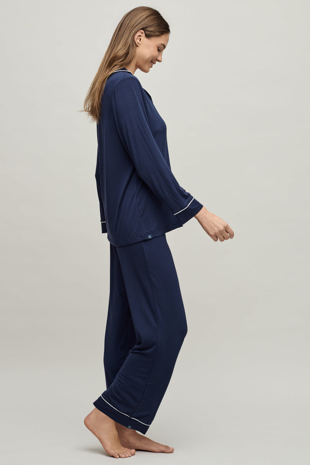 Luxe Milk Jersey® Piped Pajama Set