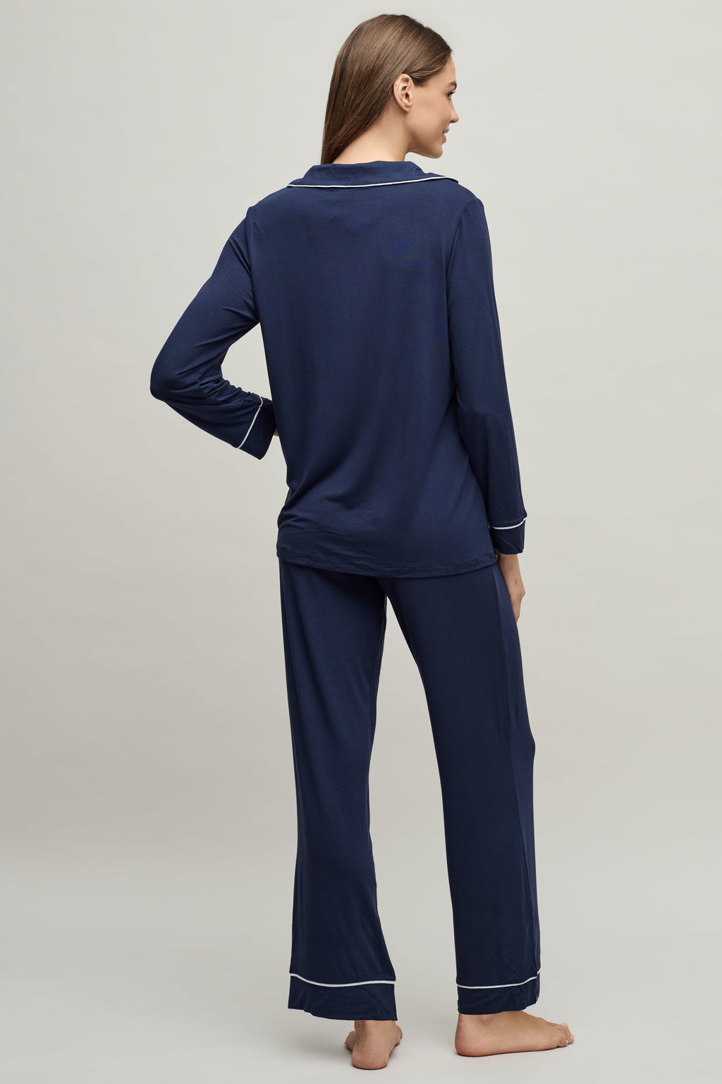 Luxe Milk Jersey® Piped Pajama Set