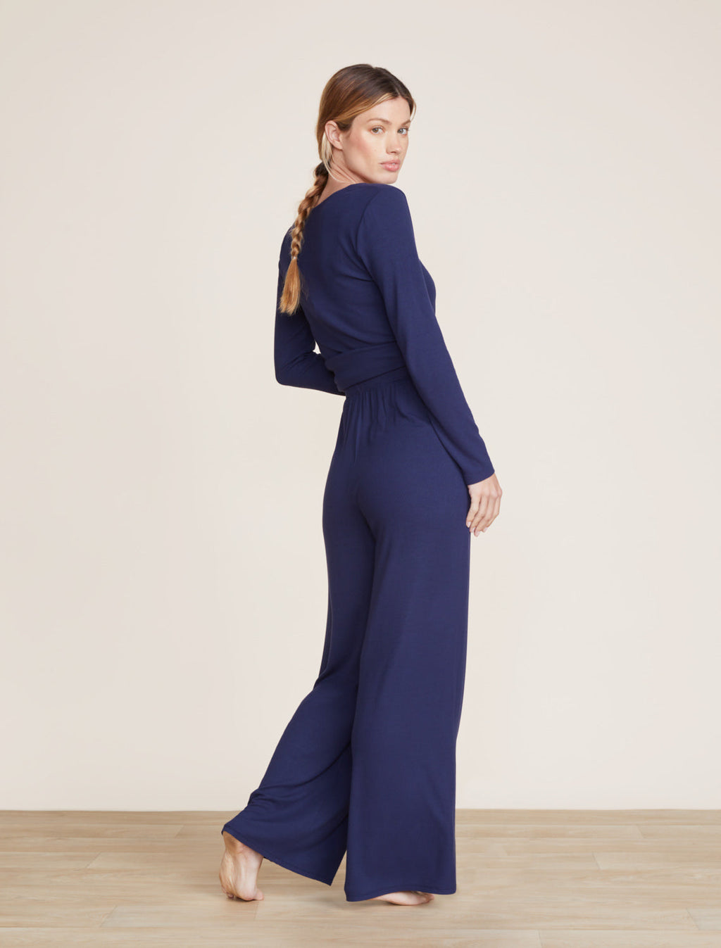 Malibu Collection® Ultra-Soft Rib Wide Leg Pant