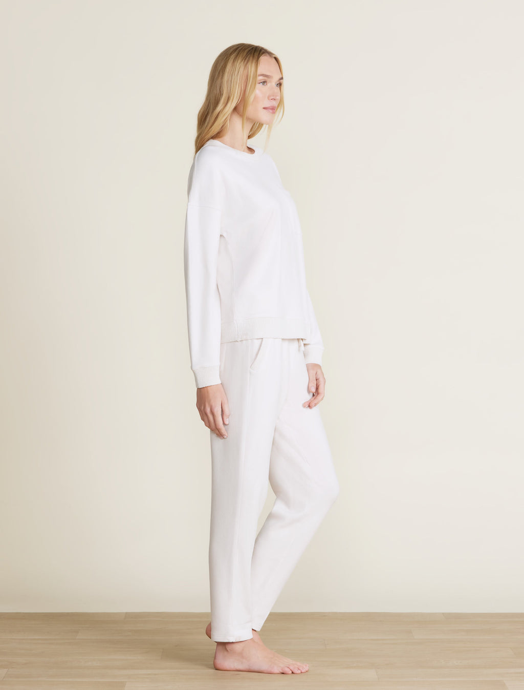 Malibu Collection® Brushed Fleece Sweater Mix Pullover