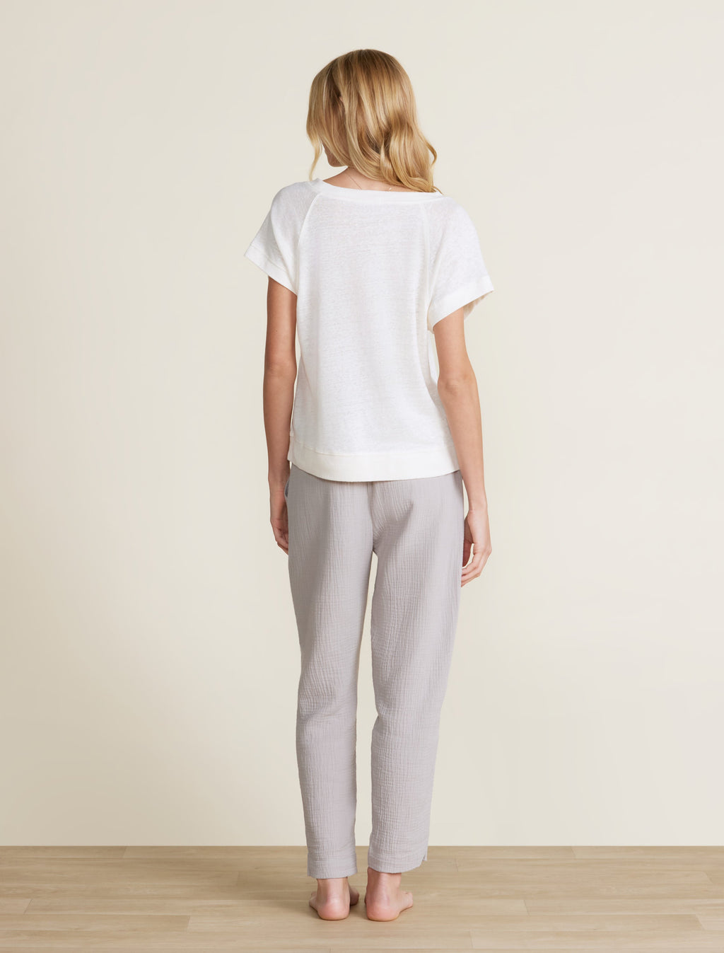 Malibu Collection® Linen Raglan Tee