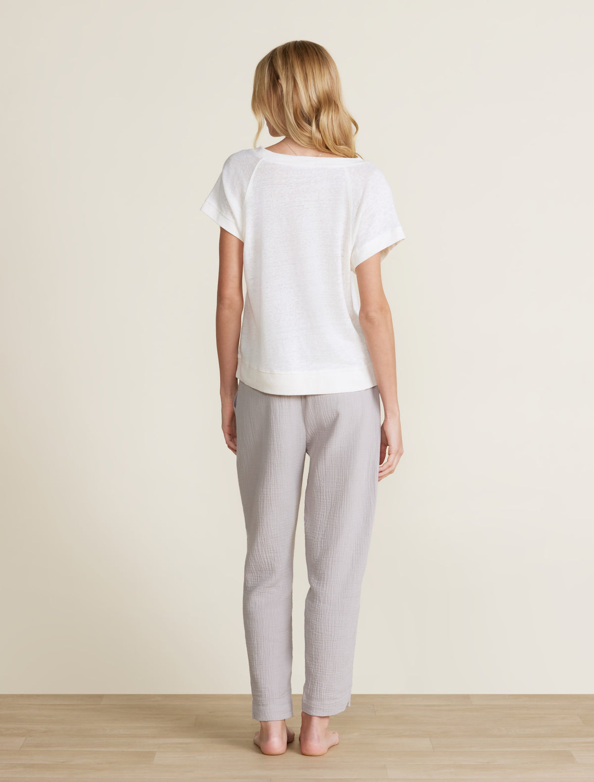 Malibu Collection® Linen Raglan Tee