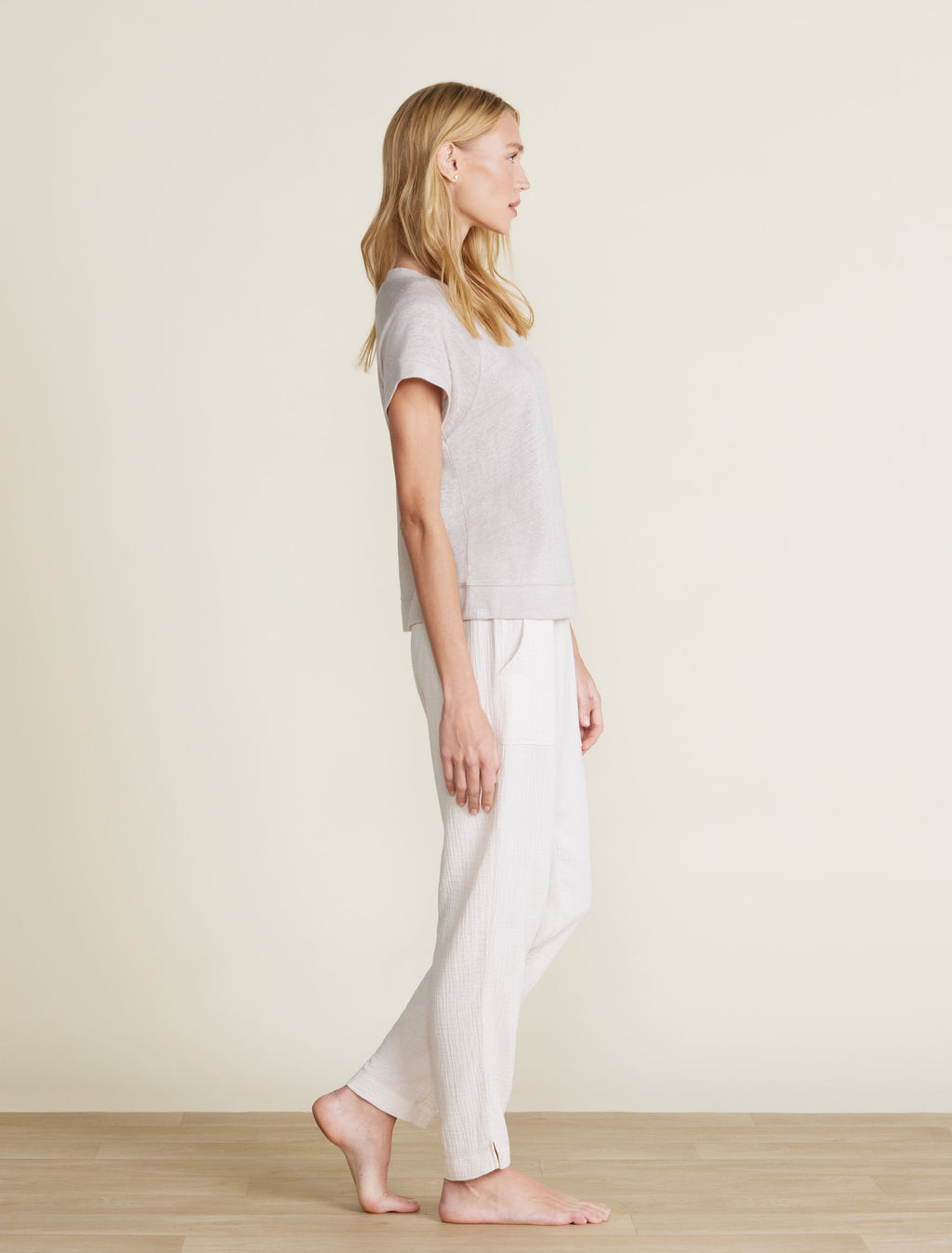 Malibu Collection® Linen Raglan Tee