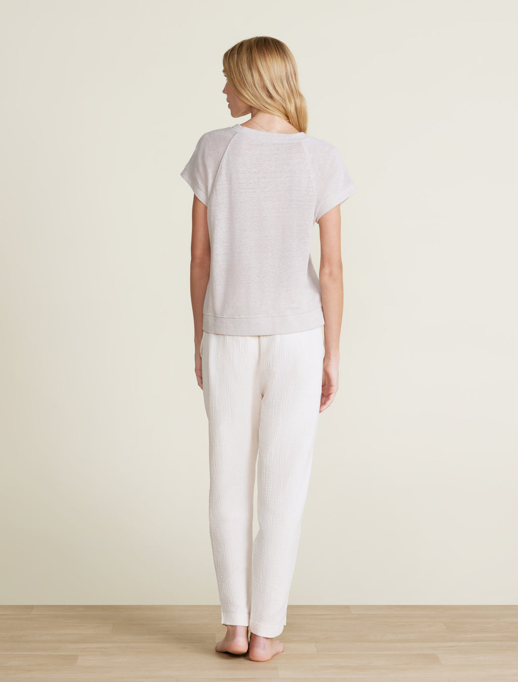 Malibu Collection® Linen Raglan Tee