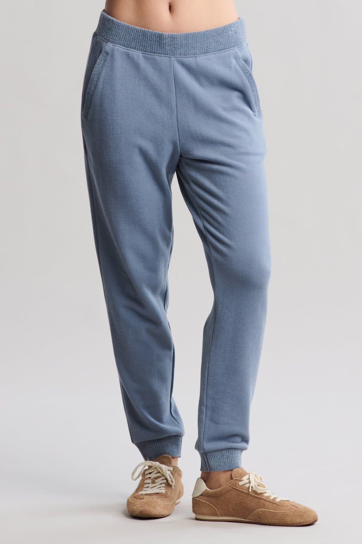 Brushed Fleece Jogger with CozyChic Ultra Lite® Rib