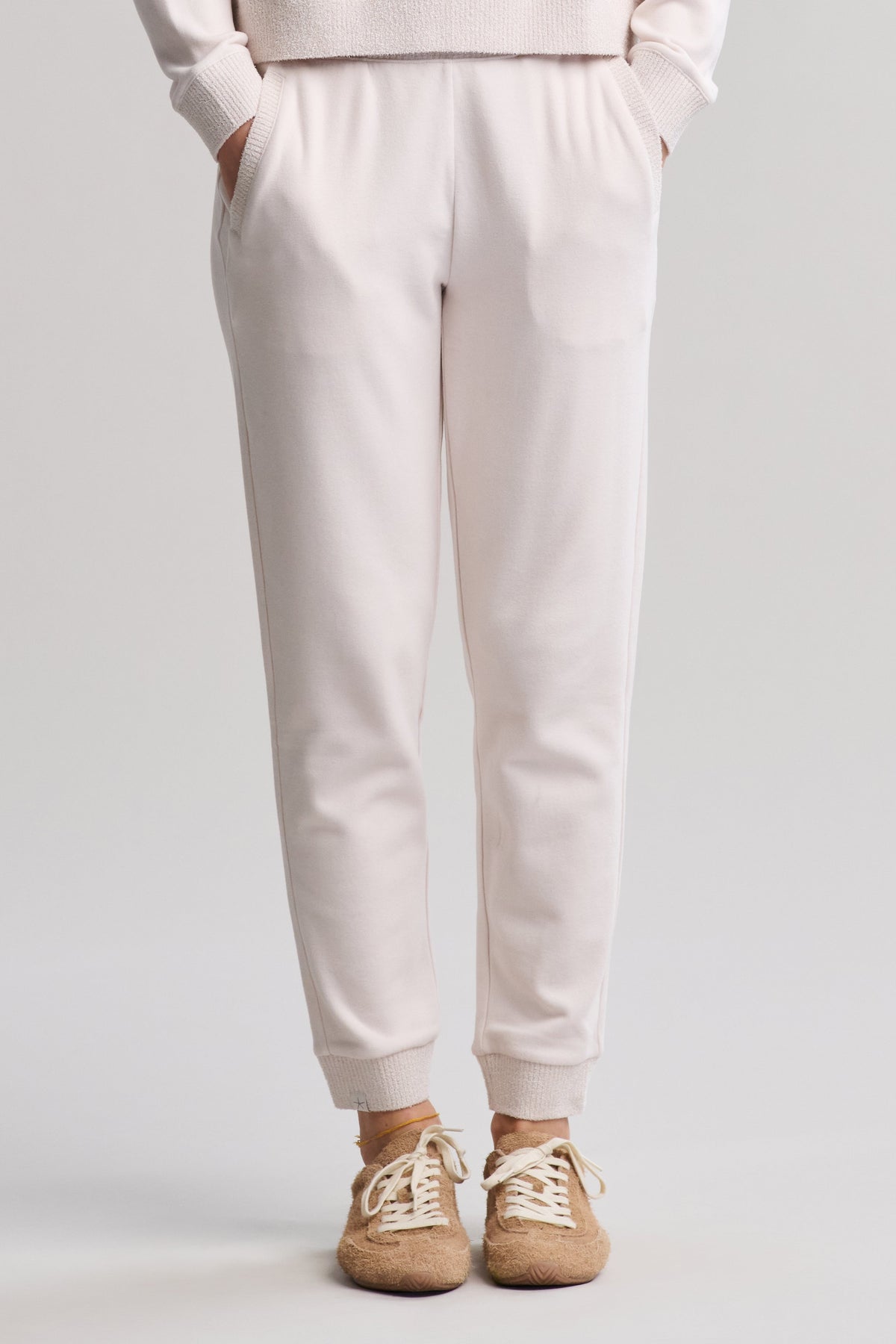 Brushed Fleece Jogger with CozyChic Ultra Lite® Rib