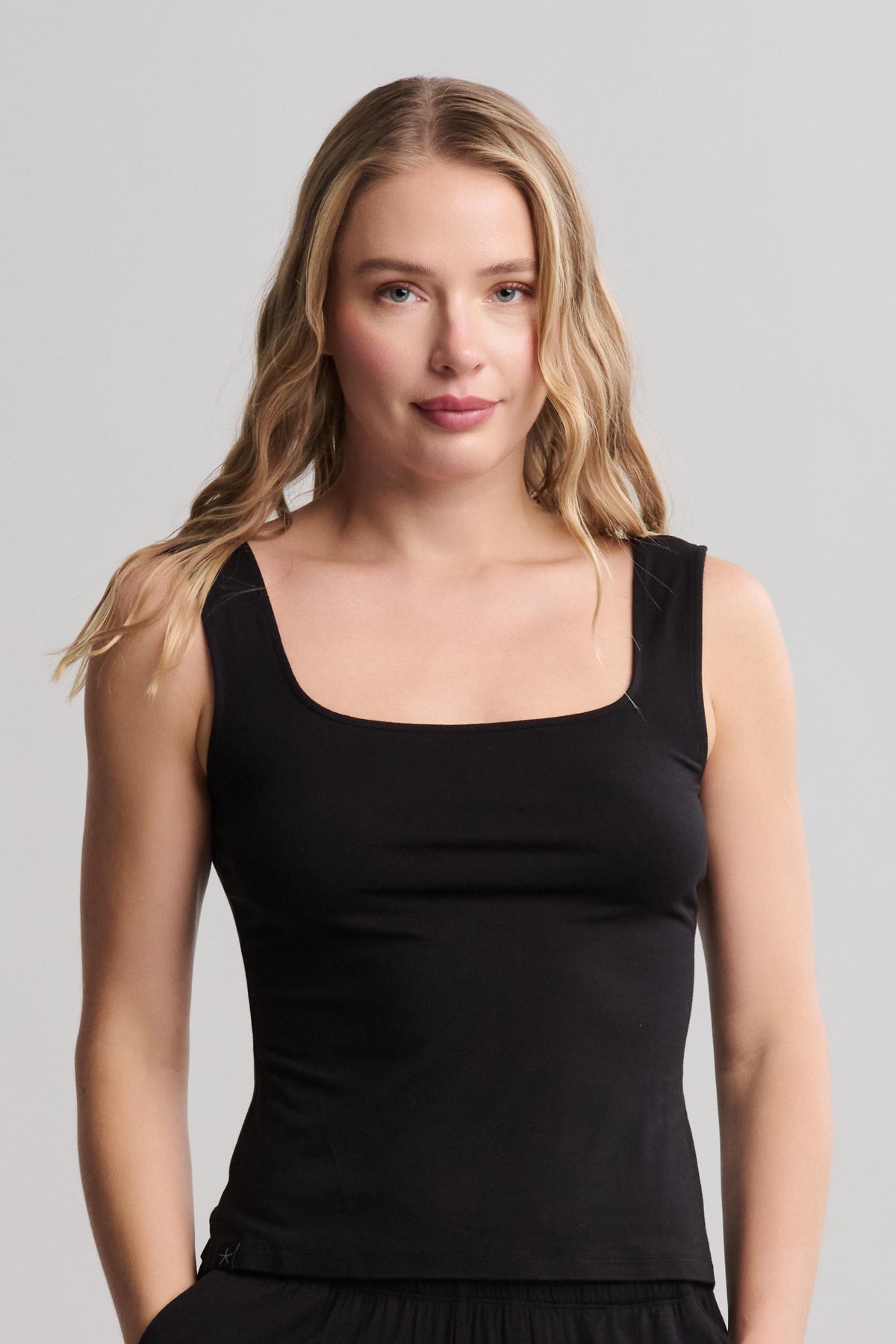 Ultra Soft Jersey Square Neck Tank