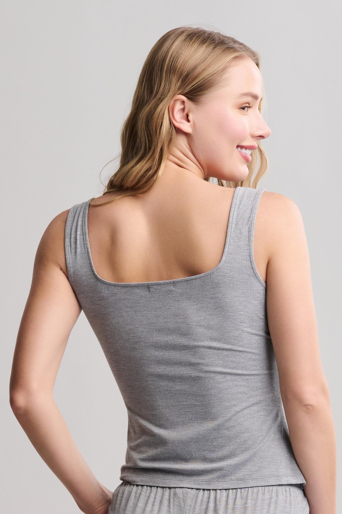 Ultra Soft Jersey Square Neck Tank