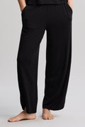 Ultra Soft Jersey Curved Hem Cropped Pant