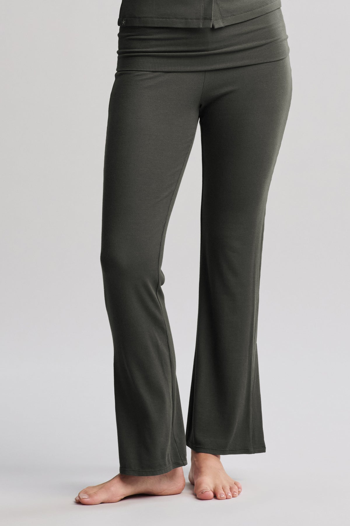 Ultra Soft Rib Fold Over Pant