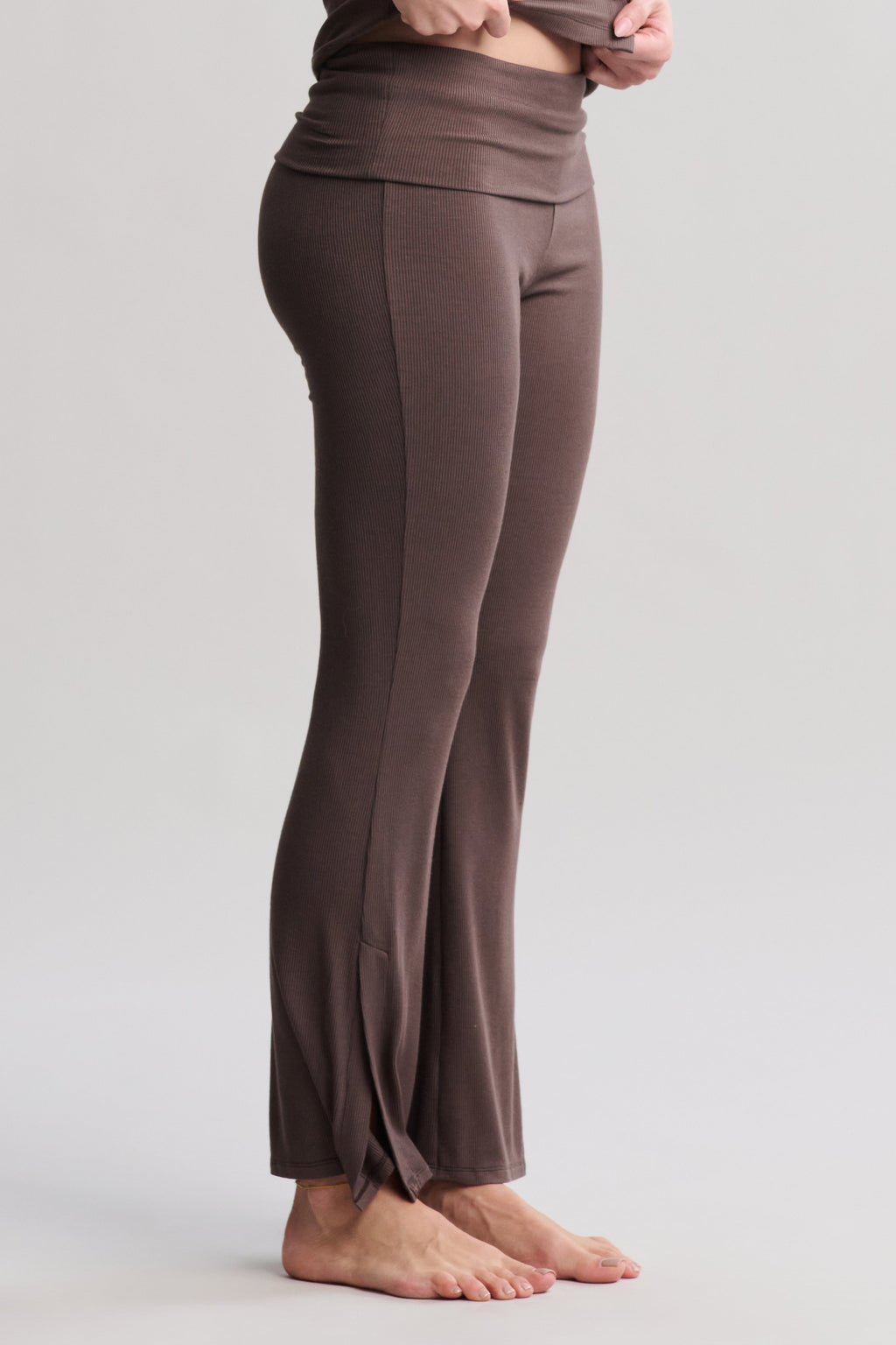 Ultra Soft Rib Fold Over Pant