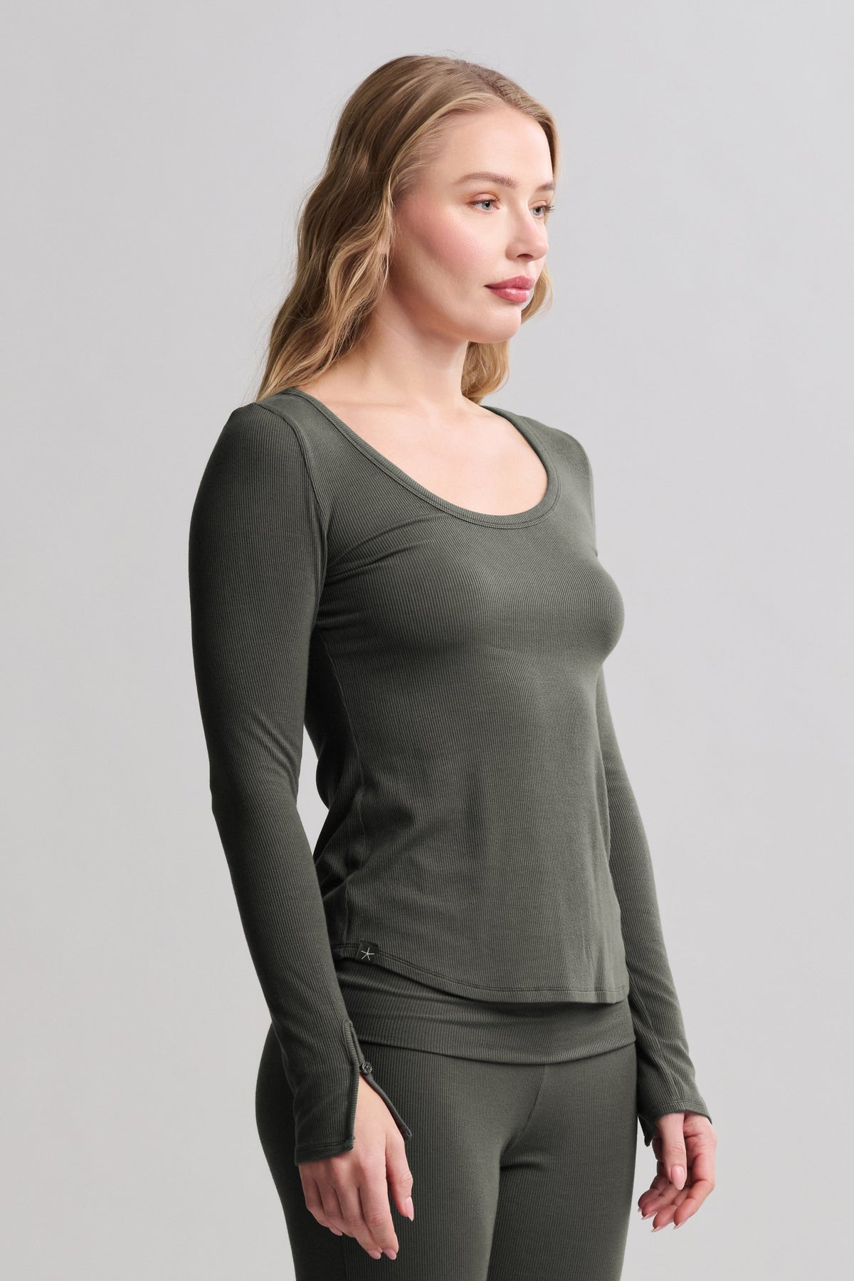 Ultra Soft Rib Long Sleeve Tee
