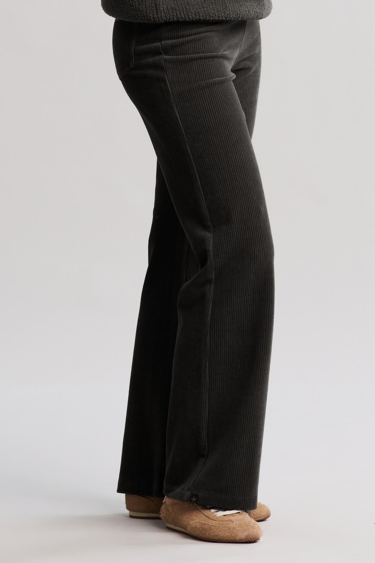 Stretch Cord Wide Leg Pant