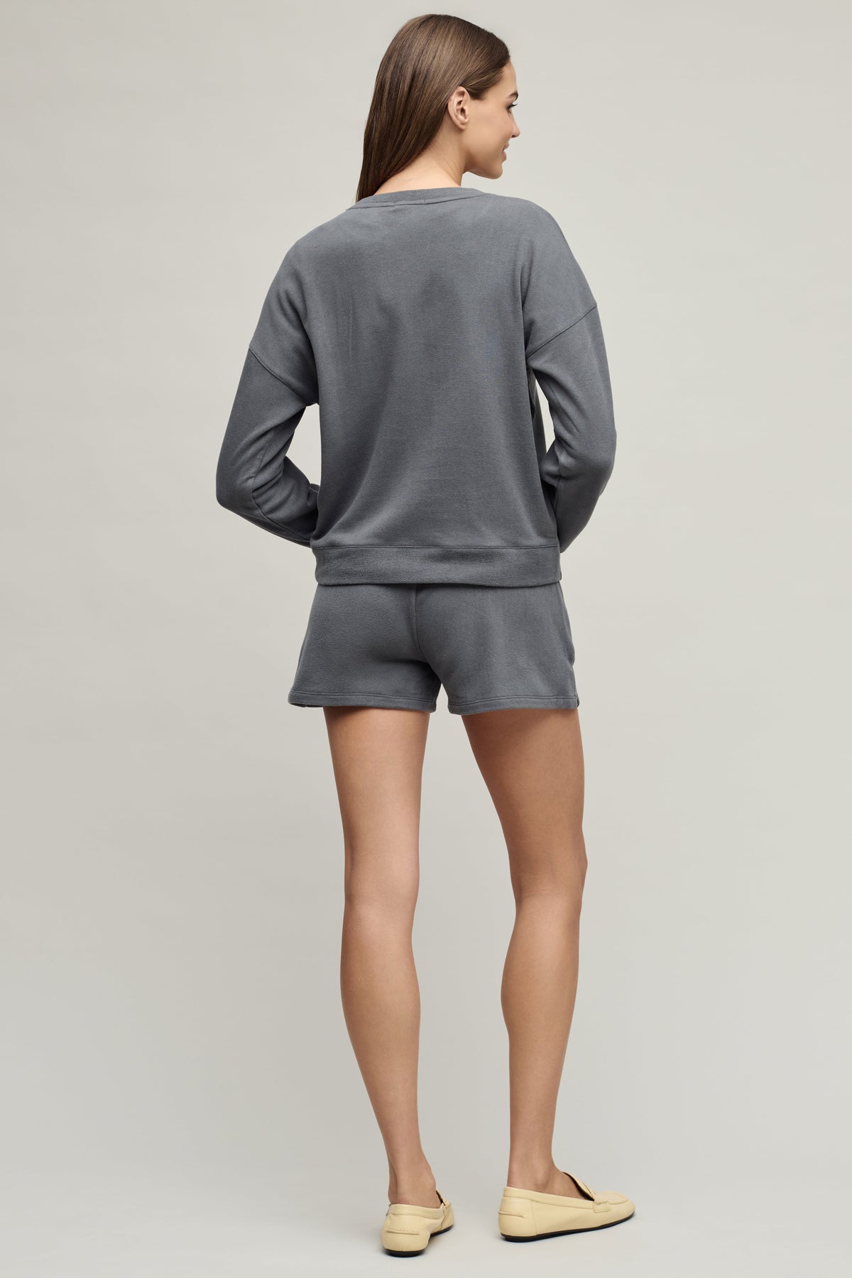 Malibu Collection® Brushed Fleece Short set