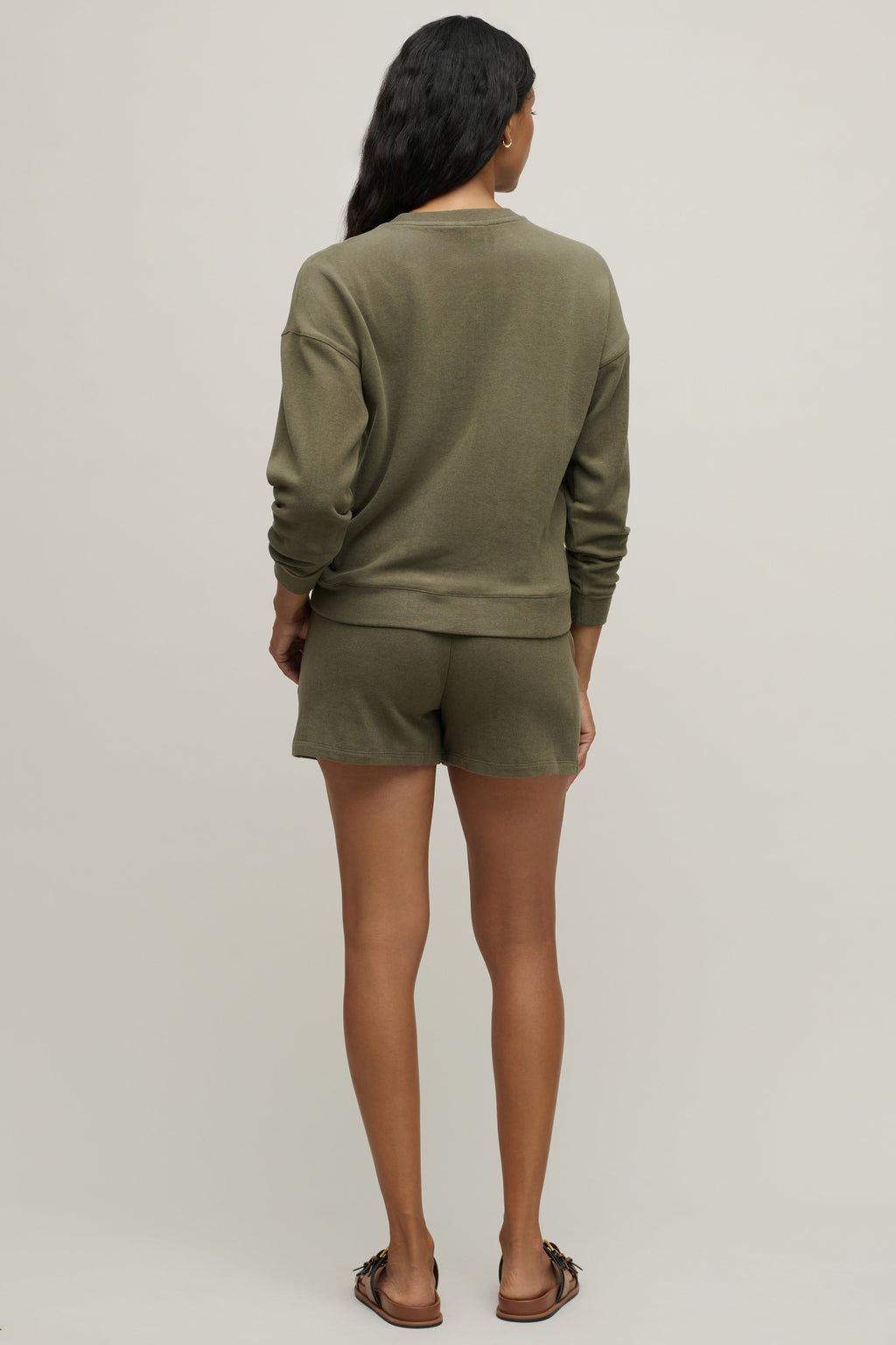 Malibu Collection® Brushed Fleece Short set