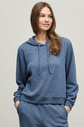Slub Double Knit Seamed Hoodie