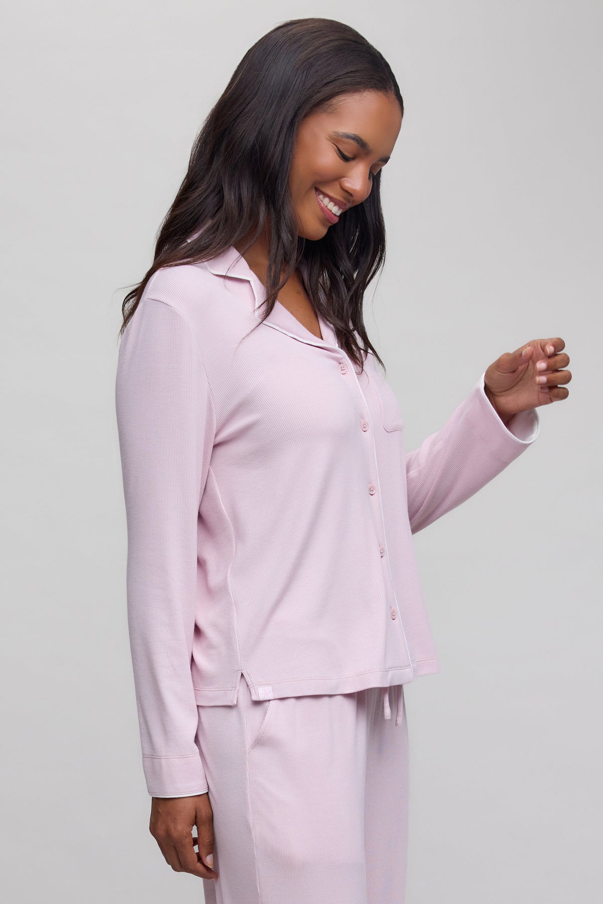 Ultra Soft Rib L/S Sleep Shirt