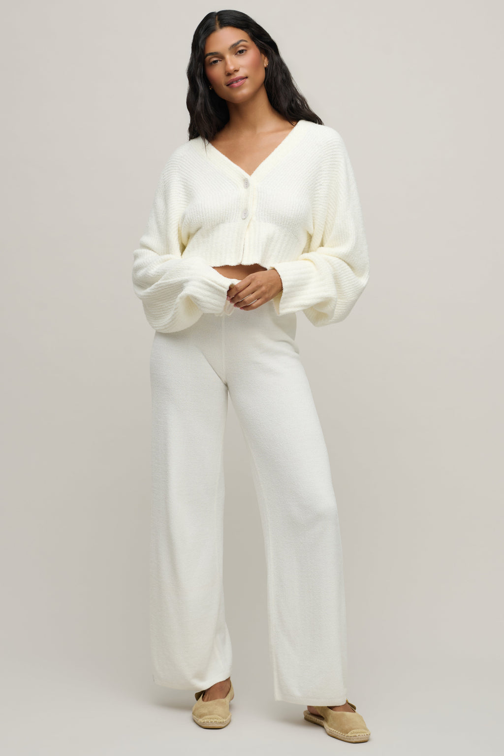 CozyChic Lite® Cotton Ribbed Button Front Cardigan