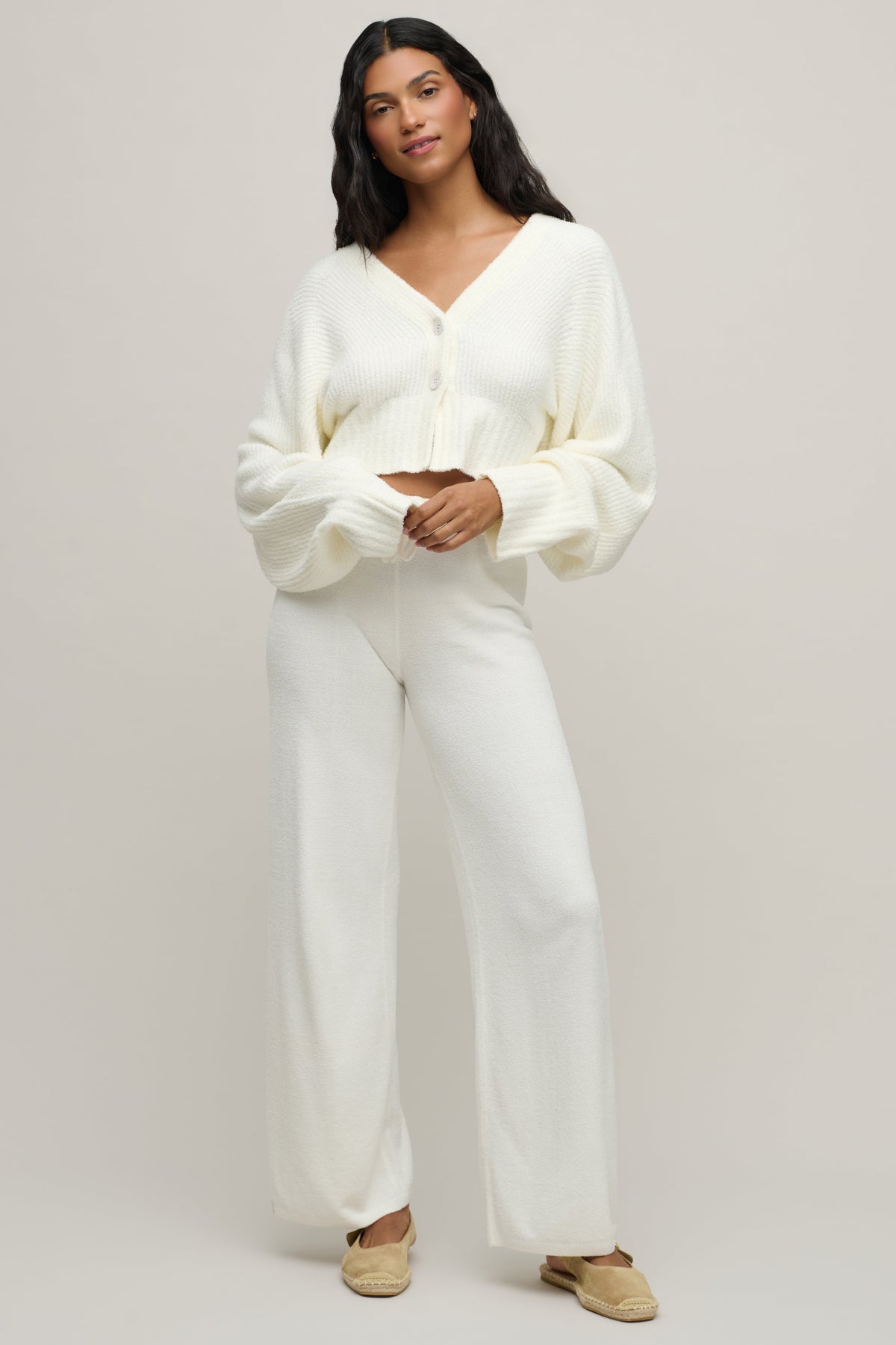 CozyChic Lite® Cotton Ribbed Button Front Cardigan