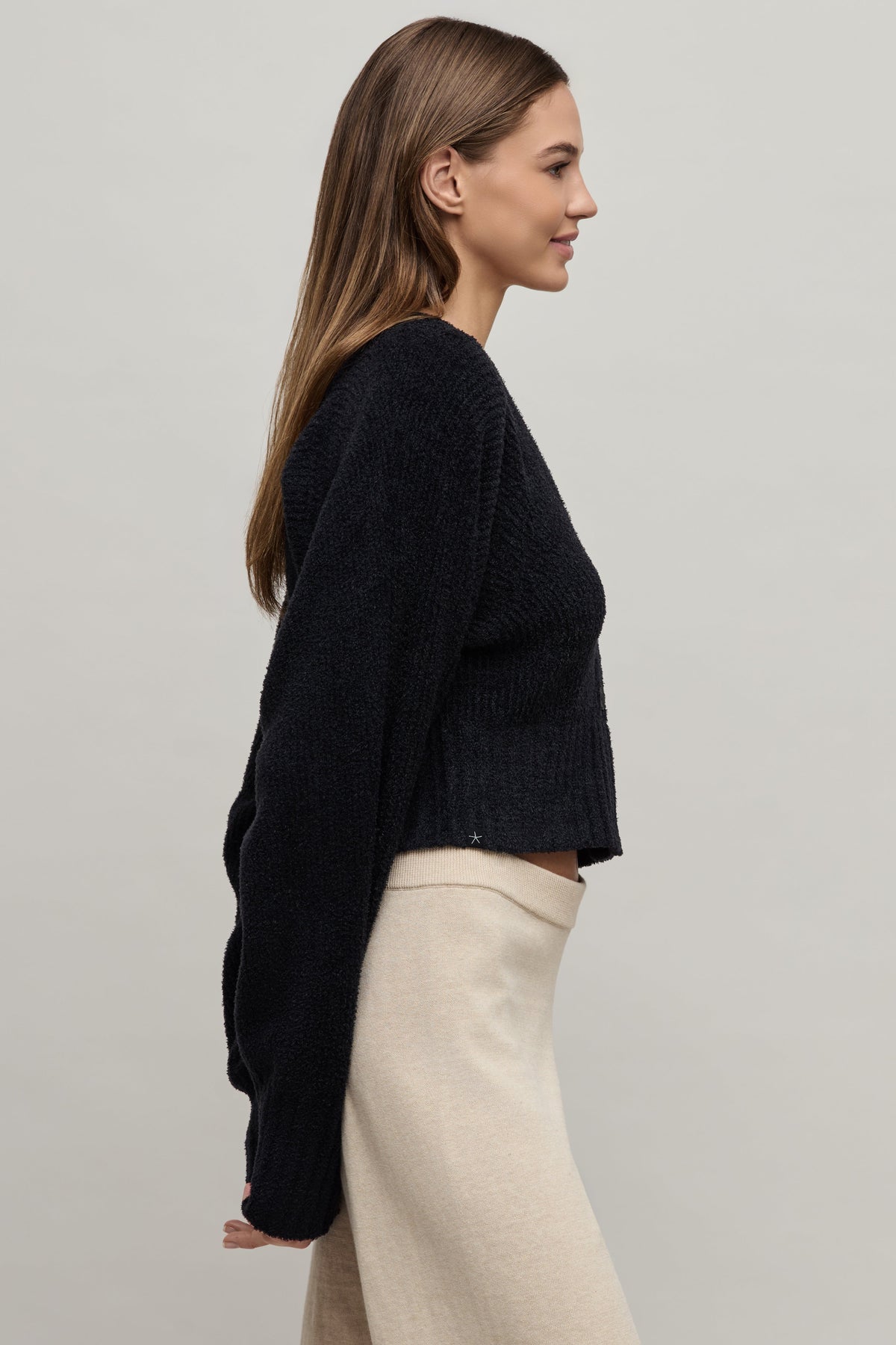 CozyChic Lite® Cotton Ribbed Button Front Cardigan