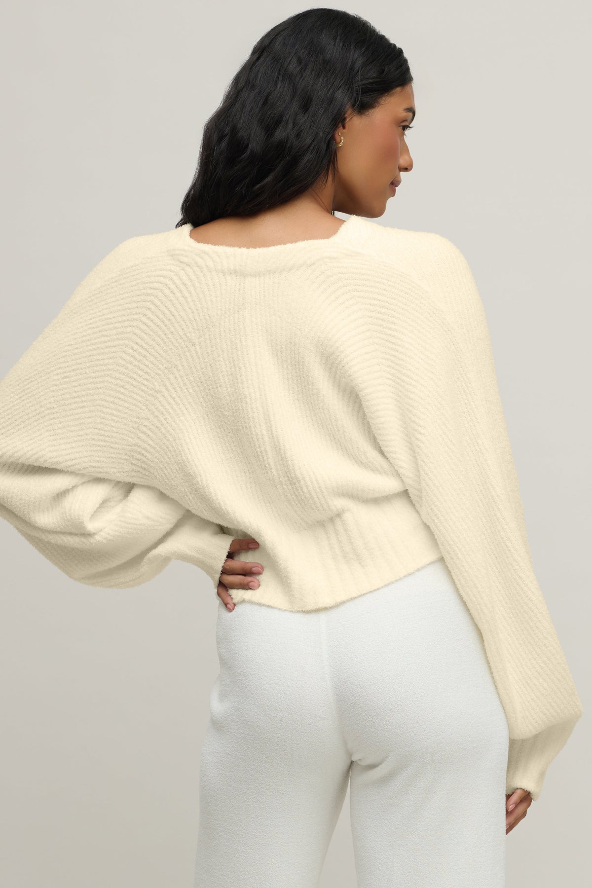 CozyChic Lite® Cotton Ribbed Button Front Cardigan