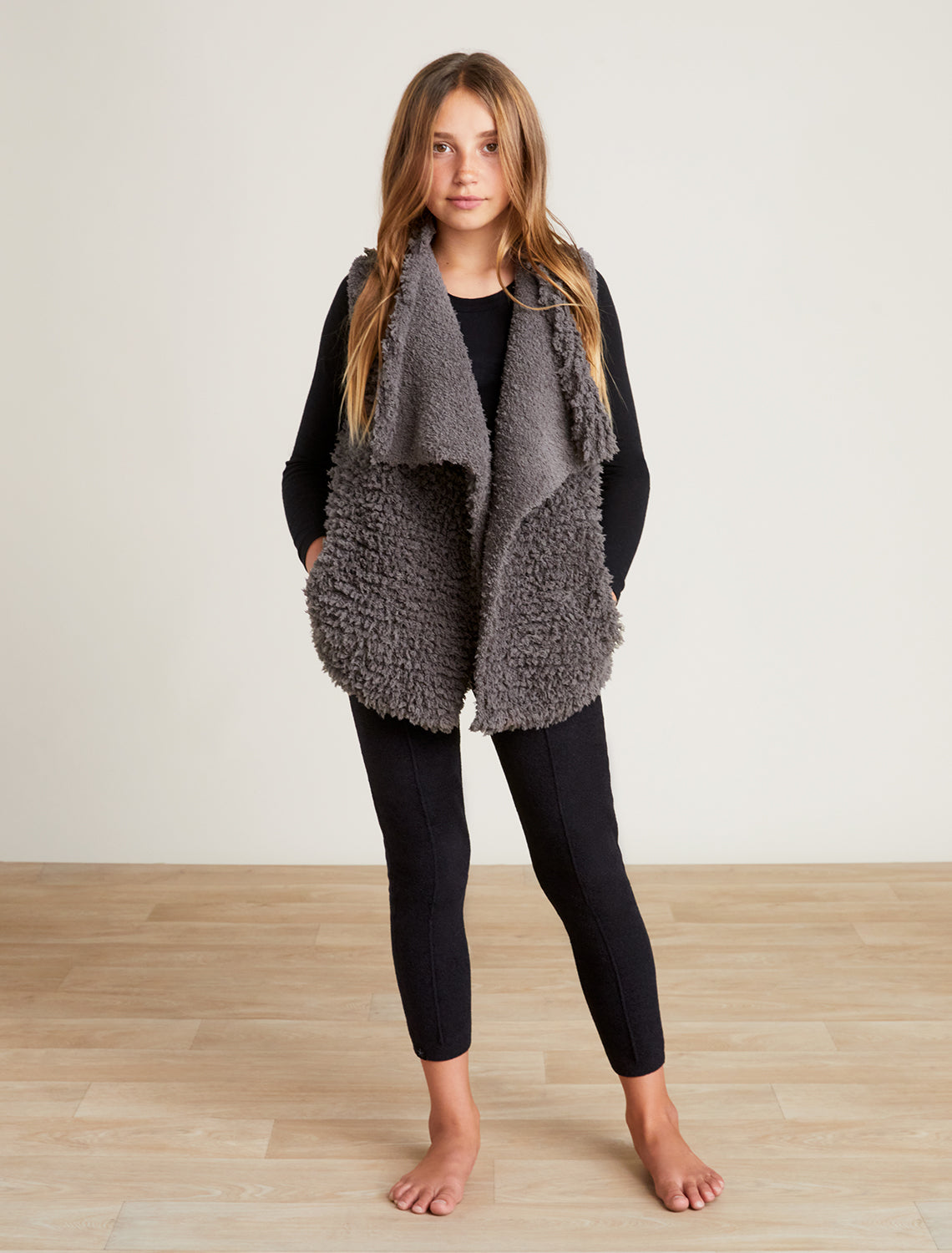 CozyChic® Youth Loop Fringe Cascading Vest
