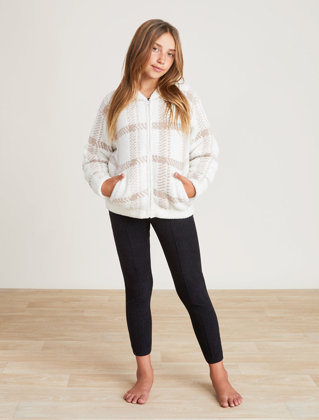 CozyChic® Girl’s Plaid Jacket