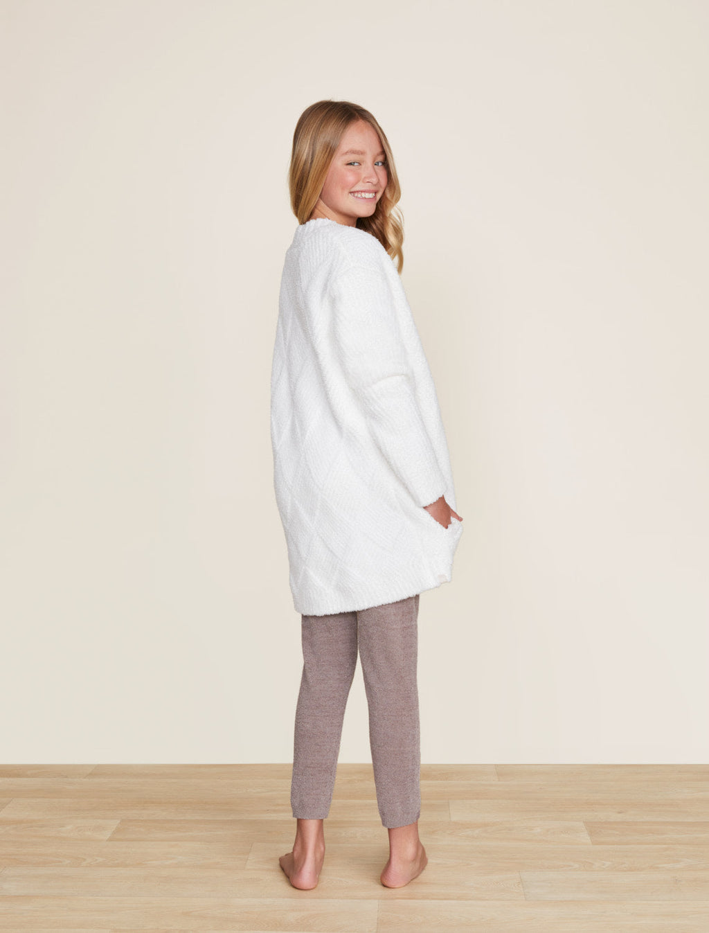 CozyChic® Youth Diamond Circle Cardi