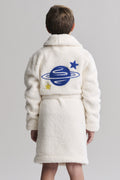 Brushed CozyChic® Youth Embroidered Planet Robe
