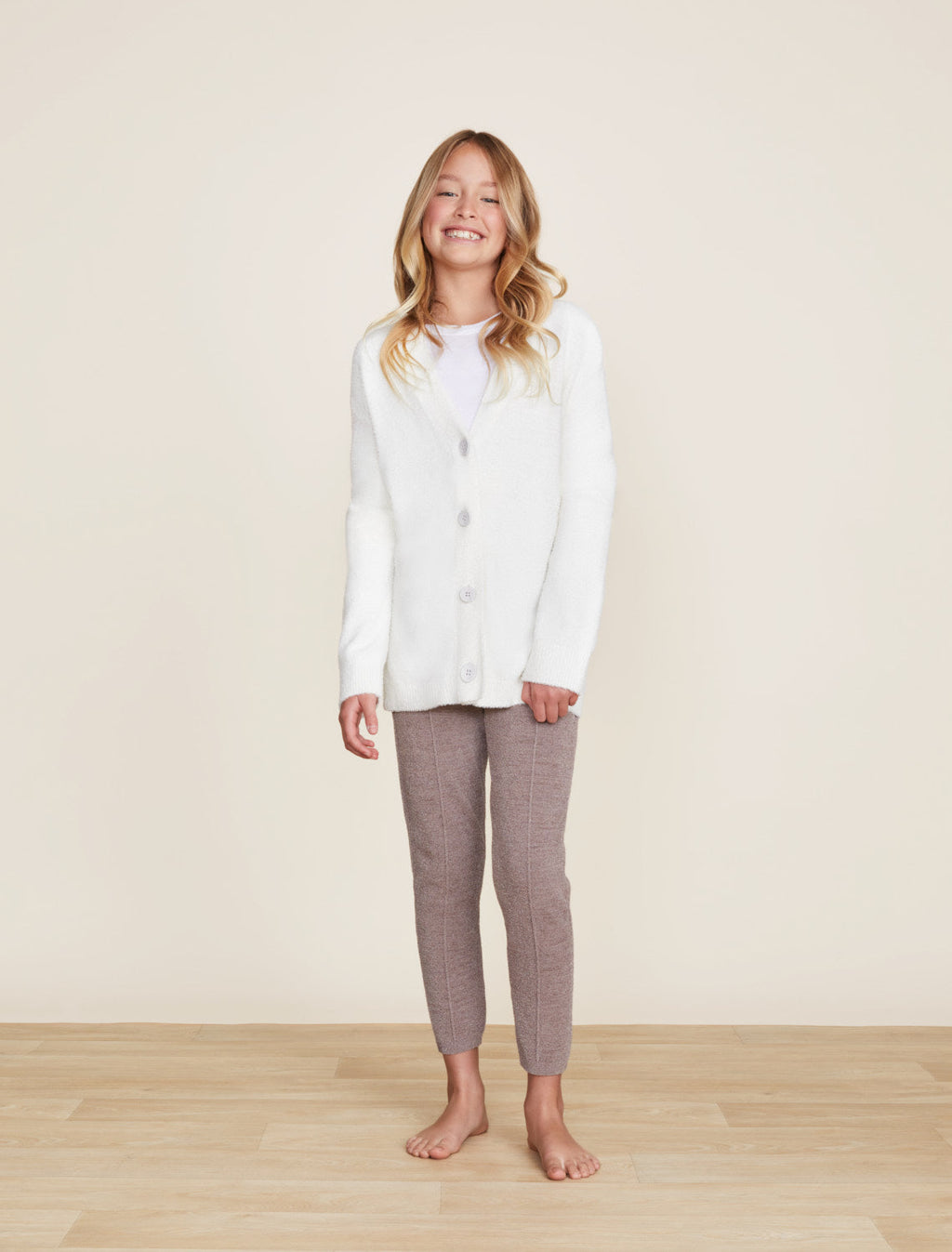 CozyChic Lite® Youth Cable Button Cardi