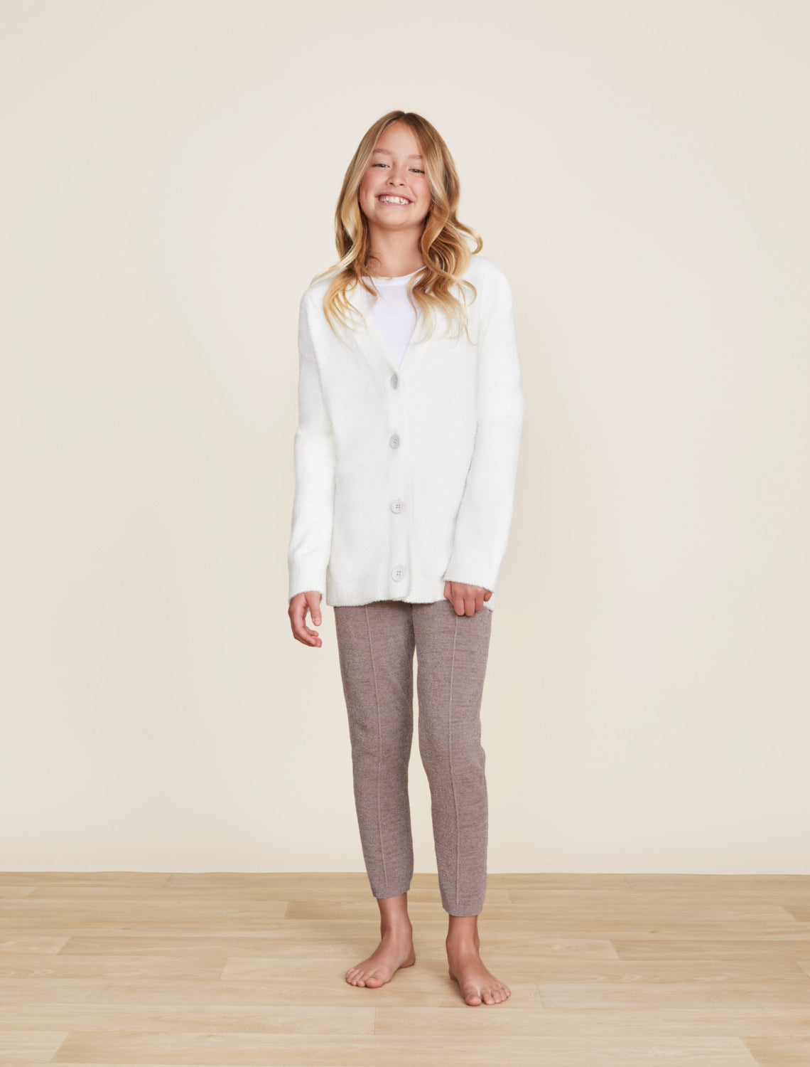 CozyChic Lite® Youth Cable Button Cardi